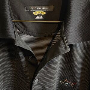 Greg Norman Collection Charcoal Polo Shirt
